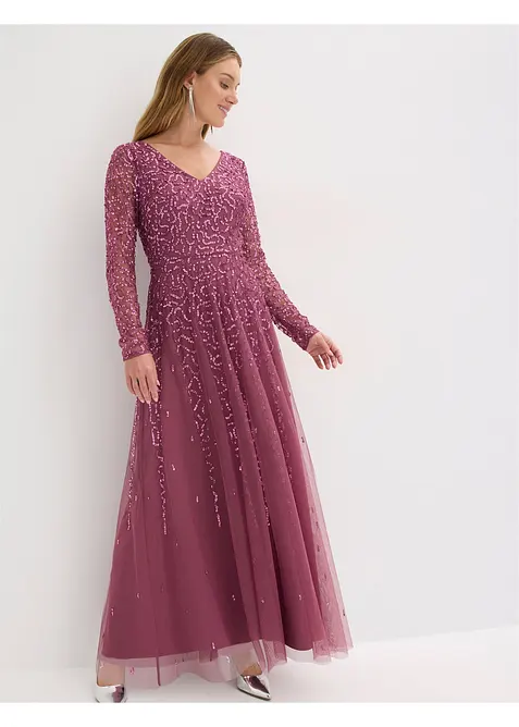 Robe de soirée à sequins, bonprix