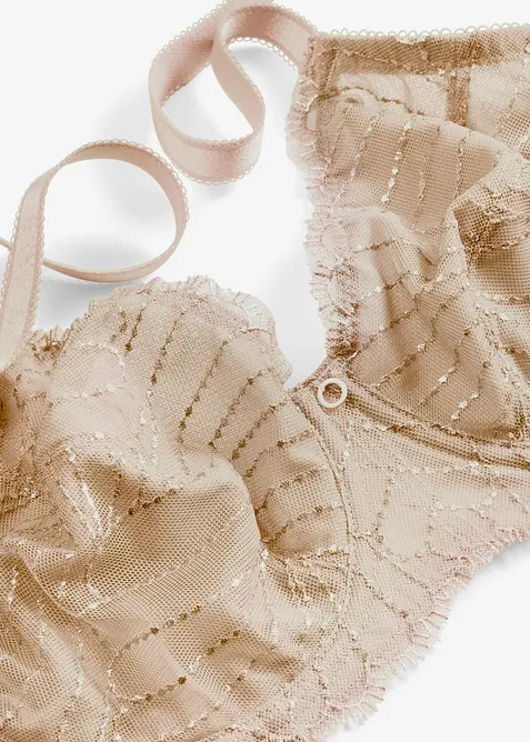 Soutien-gorge minimiseur avec broderies brillantes, bonprix