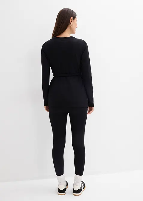 Gilet cache-c&oelig;ur de grossesse et legging confortable (ens. 2 pces), bonprix