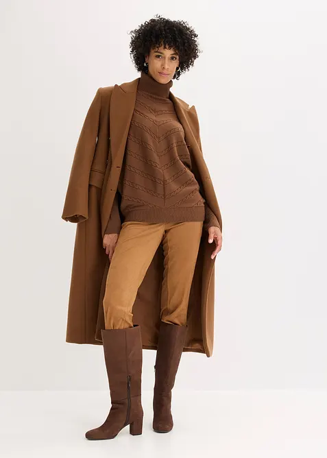 Pull col roulé, bonprix