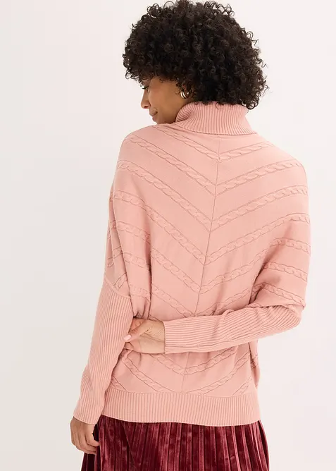 Pull col roul&eacute;, bonprix