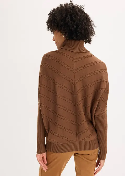 Pull col roulé, bonprix