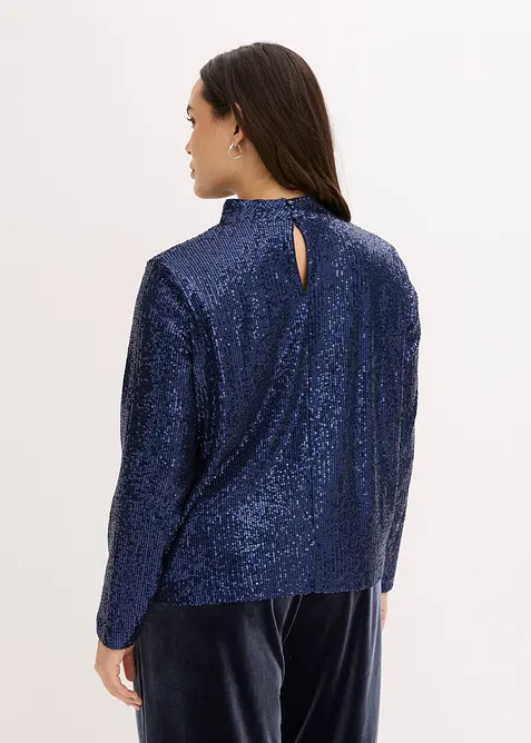 Blouse à sequins, bonprix