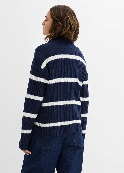 Pull ray&eacute;, bonprix