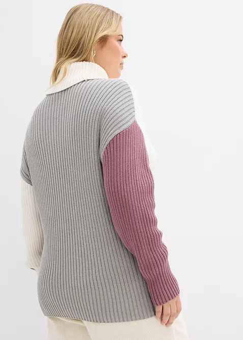 Pull col roulé, bonprix