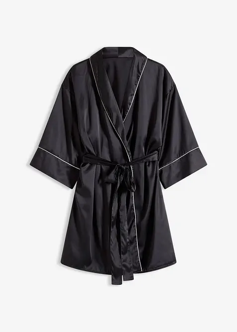 Kimono en satin brillant, bonprix
