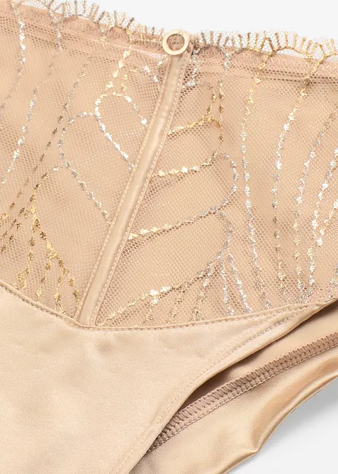 Slip brésilien avec broderies, bonprix