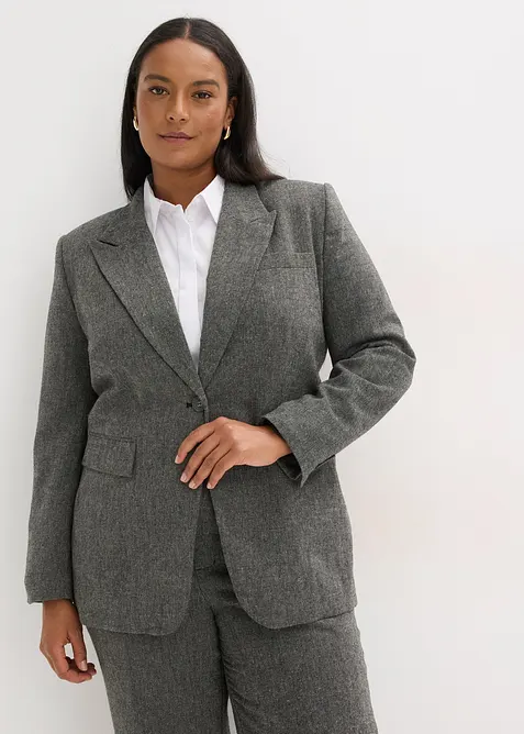 Blazer aspect tweed, bonprix