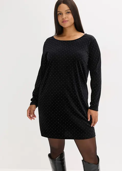 Robe en velours, bonprix