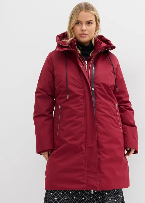 Manteau outdoor déperlant, aspect 2en1, bonprix