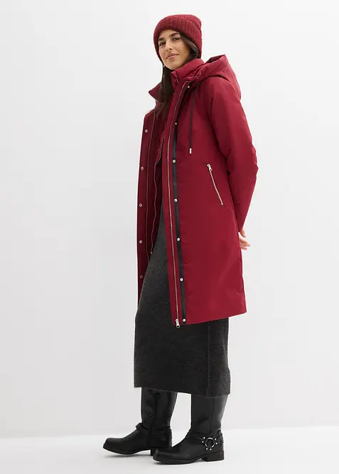 Manteau outdoor déperlant, aspect 2en1, bonprix