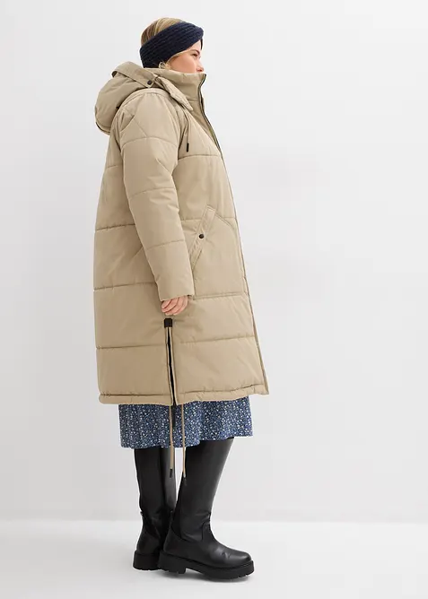 Doudoune longue et déperlante, bonprix