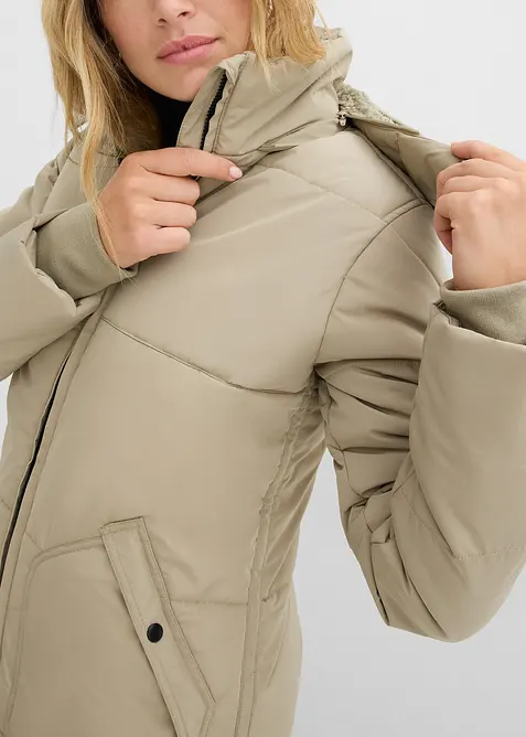 Doudoune longue et déperlante, bonprix