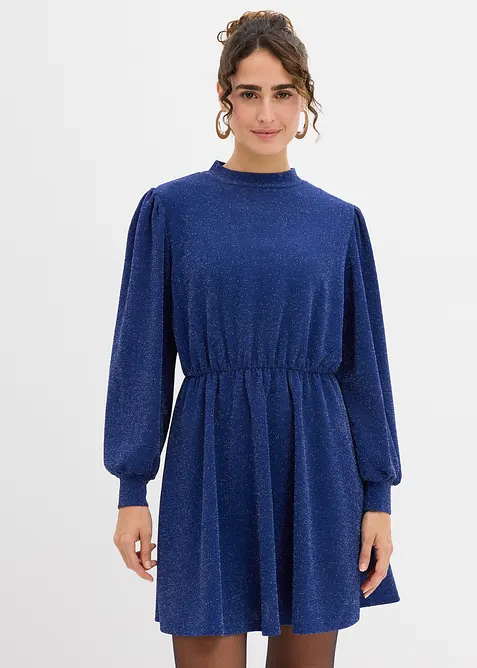 Robe brillante en jersey interlock épais, bonprix