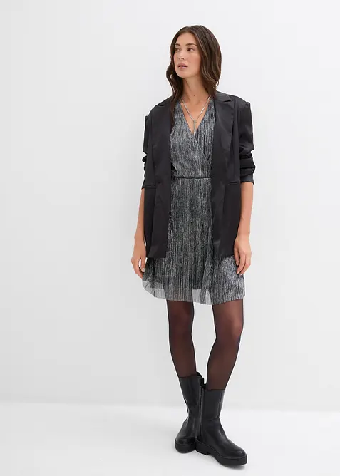 Robe courte brillante, bonprix