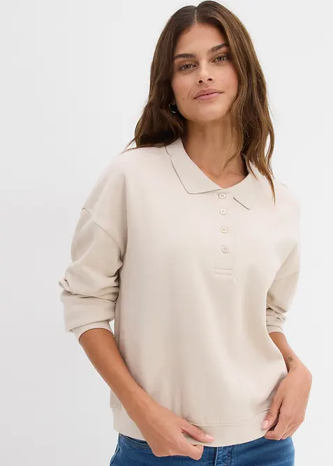 Sweat-shirt 100% coton, bonprix