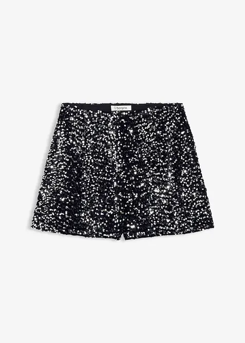Short à sequins, bonprix