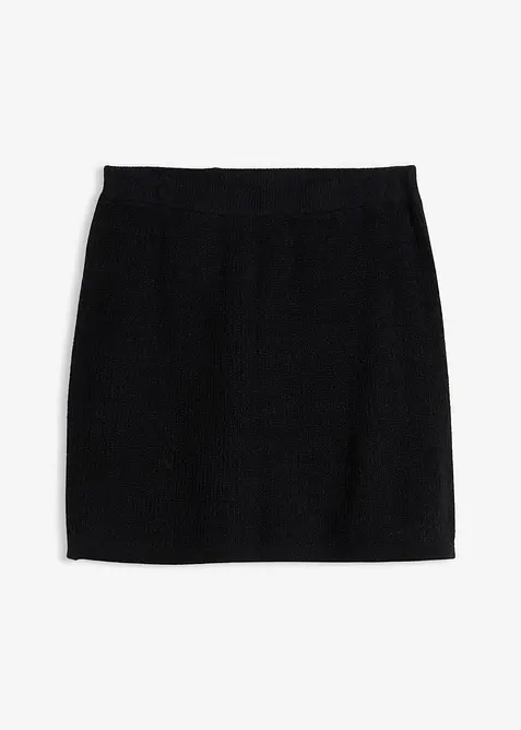 Jupe courte en maille, bonprix