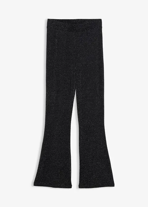 Legging évasé effet lurex, bonprix