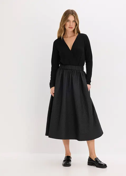 Body en viscose mélangée au tombé fluide, bonprix