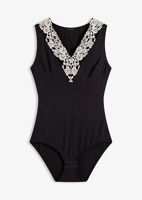 Body sans armatures en modal doux avec dentelle, bonprix
