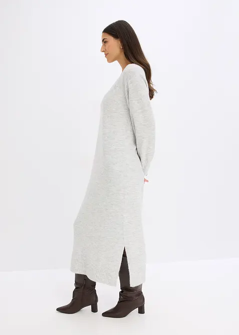 Robe midi oversize en maille, bonprix