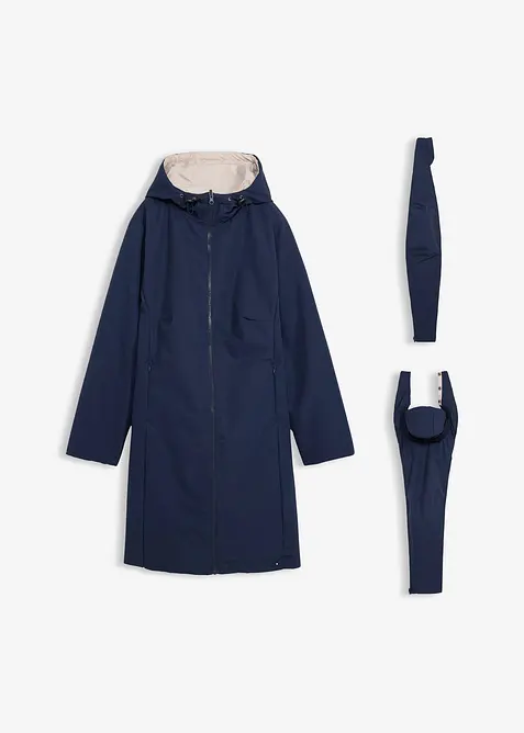 Manteau de grossesse 6-en-1 réversible et déperlant avec fonction portage, bonprix