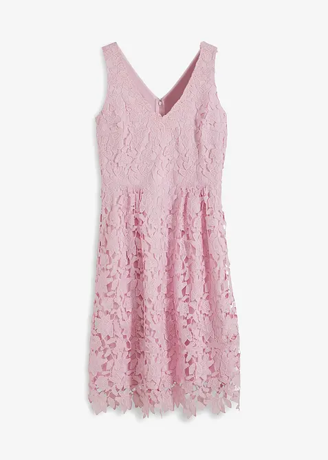 Robe en dentelle avec empiècement au crochet, bonprix