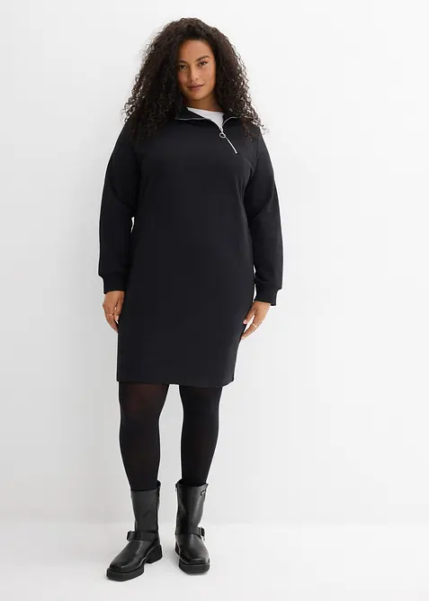 Robe en molleton de coton mélangé, bonprix