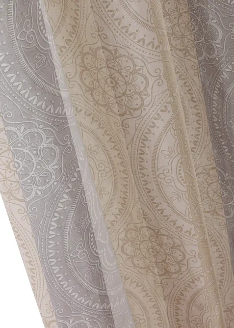 Rideau à rayures avec polyester recyclé (1 pce), bonprix