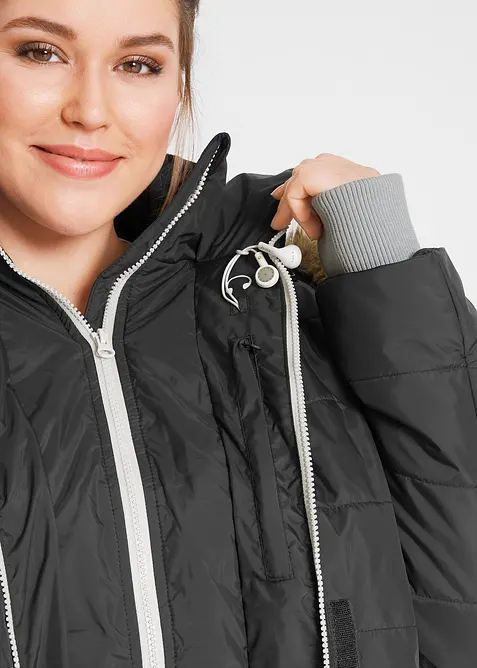 Parka longue style 2-en-1, matelassée et déperlante, bonprix