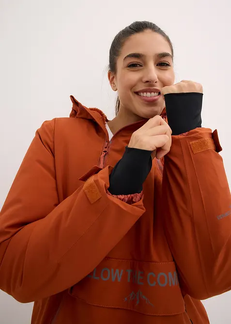 Coupe-vent &agrave; enfiler avec doublure polaire, bonprix