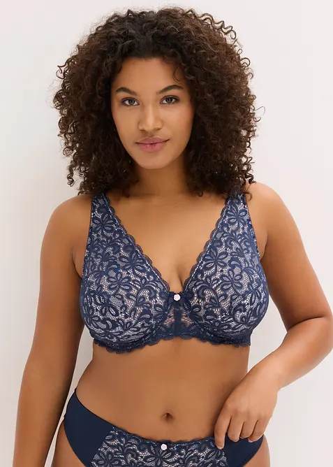 Soutien-gorge &agrave; armatures avec une jolie dentelle, bonprix