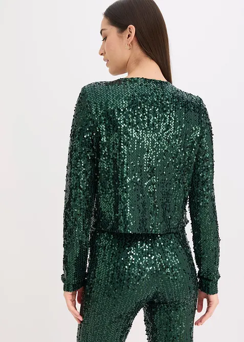 Gilet à sequins, bonprix
