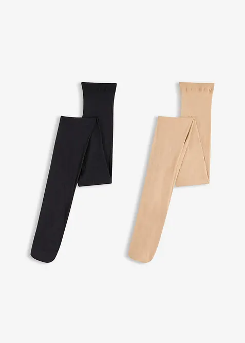 Lot de 2 collants 50den, bonprix