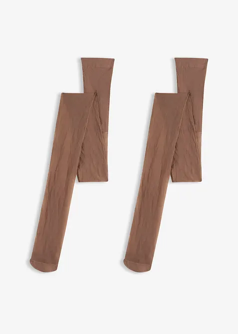 Lot de 2 collants voile 20den, bonprix