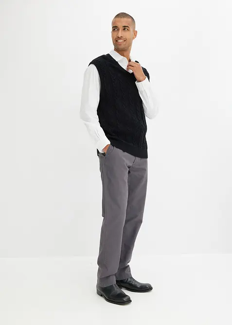 Pantalon chino regular, droit, bonprix
