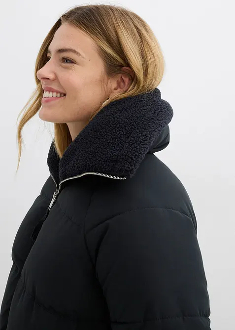 Doudoune avec col &agrave; doublure peluche, bonprix