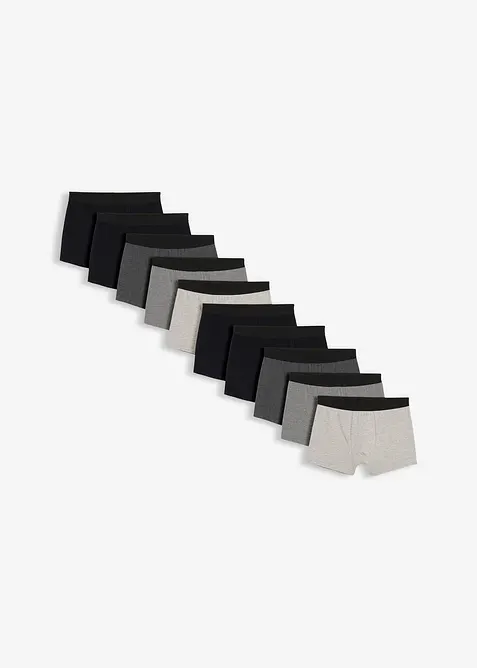 Lot de 10 boxers coton, bonprix