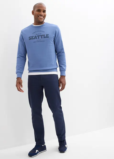 Lot de 2 sweats 100% coton, bonprix