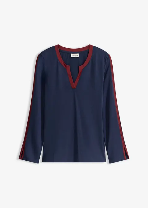 T-shirt &agrave; manches longues fendues, bonprix