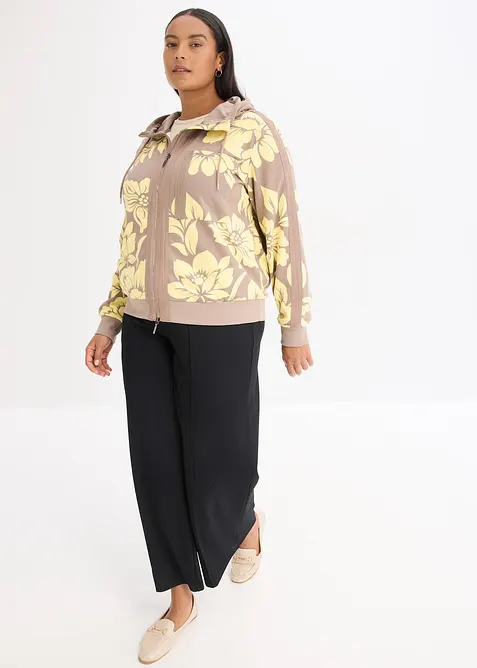 Gilet en molleton de coton m&eacute;lang&eacute;, bonprix