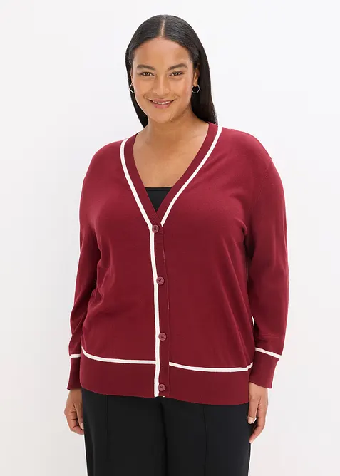 Cardigan &agrave; col V, bonprix