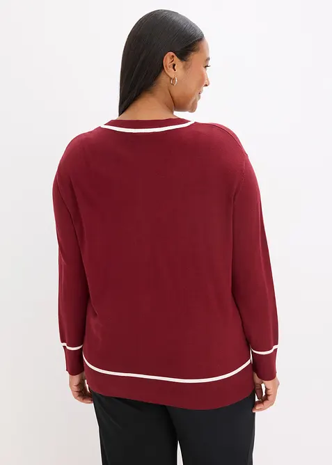 Cardigan &agrave; col V, bonprix