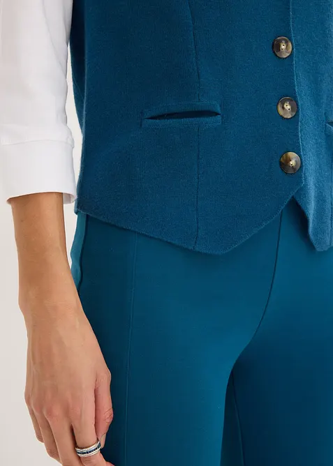 Gilet sans manches en maille, bonprix