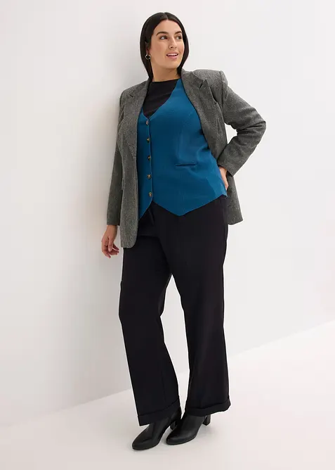 Gilet sans manches en maille, bonprix