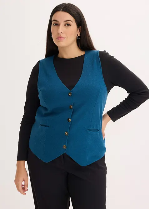 Gilet sans manches en maille, bonprix