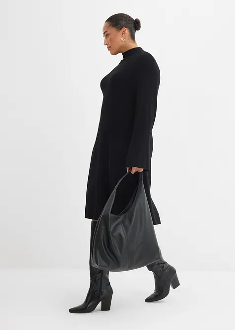 Robe trapèze en maille, viscose majoritaire, bonprix