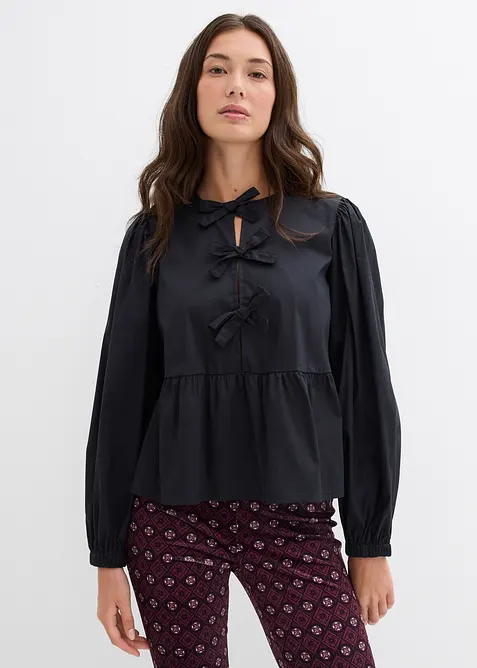 Blouse ornée de nœuds, bonprix