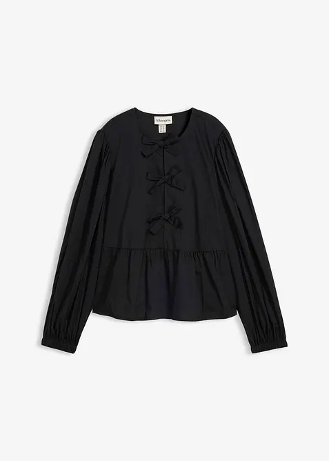 Blouse ornée de nœuds, bonprix